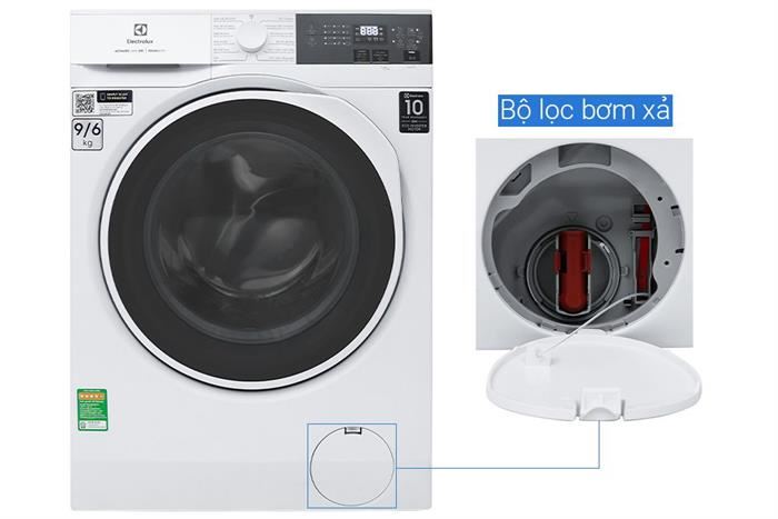 Máy giặt sấy Electrolux UltimateCare 300 Inverter giặt 9 kg - sấy 6 kg EWW9024P3WC